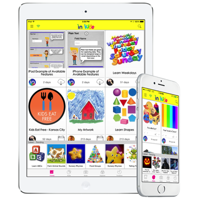 inBound Kids App iPad iPhone